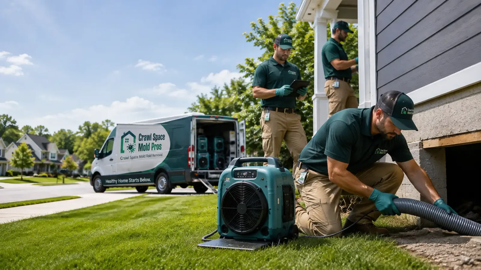 Crawl Space Mold Removal in Townsend, MA